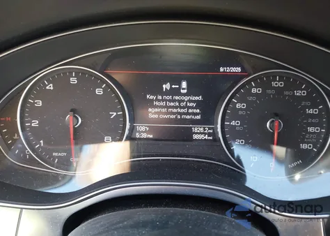 2016 Audi A6 3.0T Premium Plus from USA, damaged, VIN WAUFGAFC6GN065992